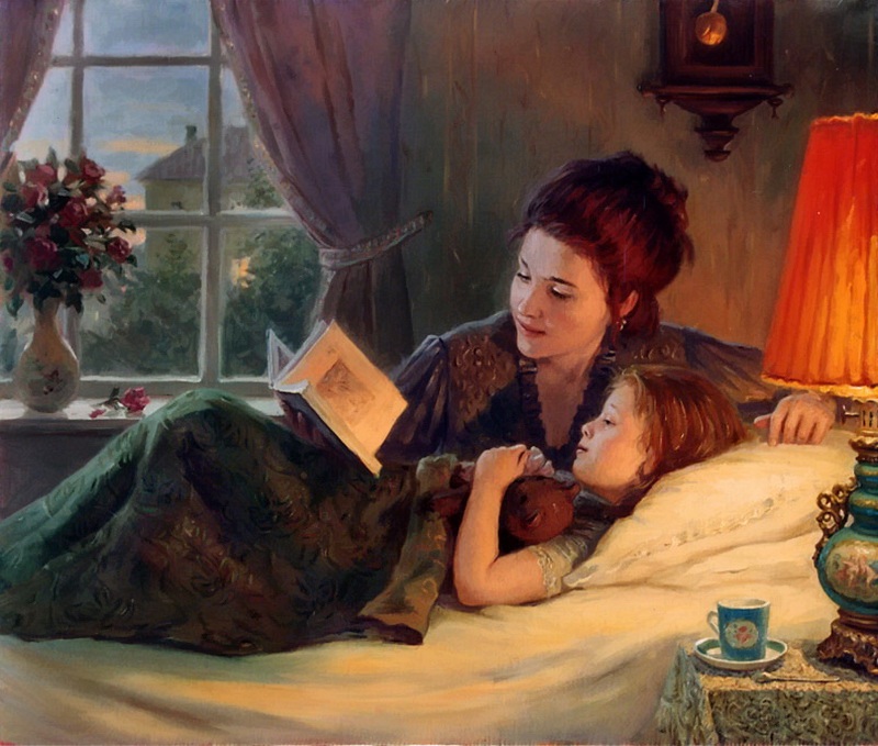 Чтение детям перед сном